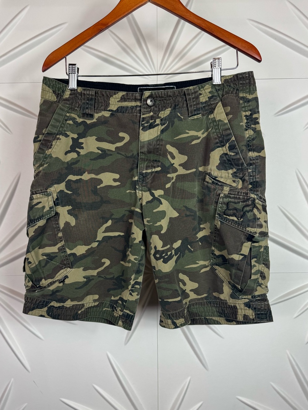 Men's Y2K Camo Cargo Shorts by FOX Racing Size: 33